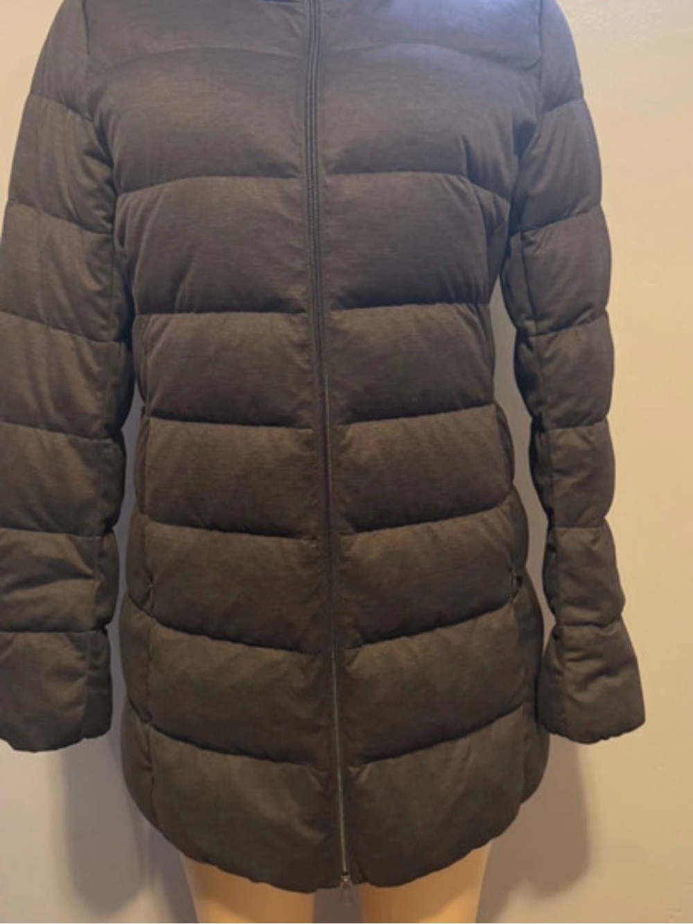 Uniqlo Women's Quilted Puffer Jacket - Dark Gray